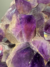Load image into Gallery viewer, Premium Hematite-Phantom Deep Magenta Ametrine Cluster | Deccan Traps, India | Collector Mineral Specimen

