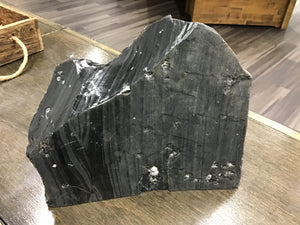 Obsidian book end