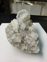 Load image into Gallery viewer, FINE MINERAL | APOPHYLLITE on Druzy Chalcedony | India
