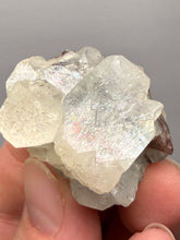 Load image into Gallery viewer, Lustrous Apophyllite over Red Heulandite (Zeolite Pocket) — Deccan Traps, Maharashtra, India
