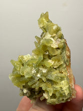 Load image into Gallery viewer, High-Grade Green Heulandite on Peach Stilbite Crystal Cluster | Deccan Traps, Maharashtra, India | Collector Mineral Specimen
