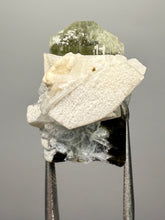 Load image into Gallery viewer, Green Cap Stak Nala Tourmaline with Cleavelandite – Haramosh Mountains, Pakistan | Thumbnail Specimen
