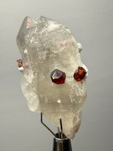 Load image into Gallery viewer, High-Grade Naturally Faceted Red Spessartine Garnet on Matrix — Skardu, Pakistan

