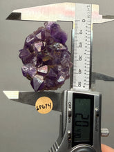 Load image into Gallery viewer, Premium Hematite-Phantom Deep Magenta Ametrine Cluster | Deccan Traps, India | Collector Mineral Specimen
