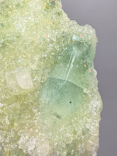 Load image into Gallery viewer, Luminous Mint Apophyllite with Glittering Druzy Sugar Quartz – India
