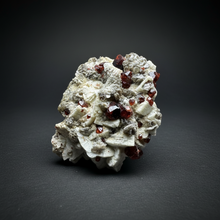 Load image into Gallery viewer, High-Grade Naturally Faceted Red Spessartine Garnet on Matrix — Skardu, Pakistan
