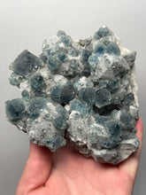 Load image into Gallery viewer, Premium Natural Blue Fluorite on Quartz Matrix

Collector Mineral Specimen – Inner Mongolia, China

Xianghualing Mine, Hunan Province, China
