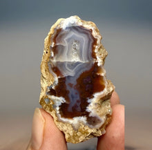Load image into Gallery viewer, Moroccan Red and Purple Banded Agate Sahara | High Atlas | Polished
