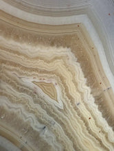 Load image into Gallery viewer, Moroccan Cream Banded Agate Sahara | High Atlas | Polished
