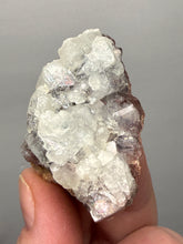 Load image into Gallery viewer, Lustrous Apophyllite over Red Heulandite (Zeolite Pocket) — Deccan Traps, Maharashtra, India
