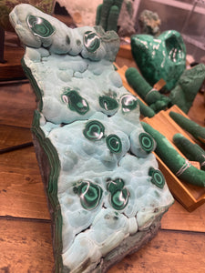 Blue Chrysocolla and Malachite from Congo