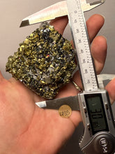 Load image into Gallery viewer, 3” New Find: Huanzala Mine Peru Sphalerite + Chalcopyrite + Apatite + Calcite + Quartz | Collector Display Specimen
