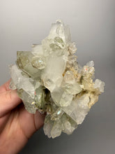 Load image into Gallery viewer, Chlorite-Included Quartz Cluster (Green Phantom Quartz) – Pakistan Mineral Specimen
