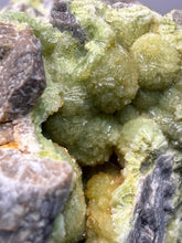 Load image into Gallery viewer, High-Grade Green Wavellite Collectors Specimen - Radiating Botryoidal Crystal Formation - Arkansas, USA
