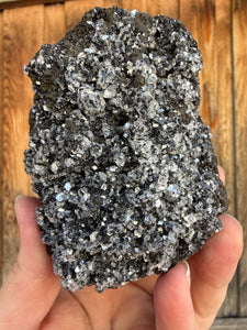 Druzy Black Apophyllite • Maharashtra, India