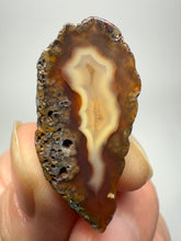 Load image into Gallery viewer, Polished Malawi Agate Half – African Banded Agate Display Specimen

