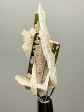 Load image into Gallery viewer, Green Cap Stak Nala Tourmaline with Cleavelandite – Haramosh Mountains, Pakistan | Thumbnail Specimen

