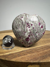 Load image into Gallery viewer, Ruby in Albite Puff Heart from India
