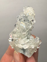 Load image into Gallery viewer, Druzy Chalcedony Stalactites with Druzy Clear Apophyllite | Maharashtra, India
