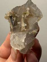 Load image into Gallery viewer, Isometric Fluorite &amp; Scalenohedral Calcite Specimen | Pakistan Mineral Collector Display Piece
