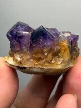 Load image into Gallery viewer, Premium Hematite-Phantom Deep Magenta Ametrine Cluster | Deccan Traps, India | Collector Mineral Specimen
