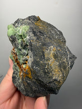 Load image into Gallery viewer, High-Grade Green Wavellite Collectors Specimen - Radiating Botryoidal Crystal Formation - Arkansas, USA
