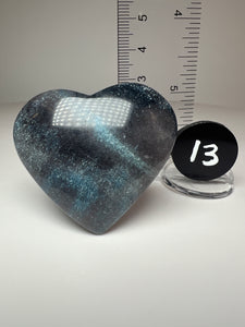 Blue Trolleite from Brazil • Heart