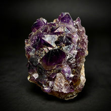 Load image into Gallery viewer, Premium Hematite-Phantom Deep Magenta Ametrine Cluster | Deccan Traps, India | Collector Mineral Specimen
