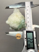 Load image into Gallery viewer, Luminous Mint Apophyllite with Glittering Druzy Sugar Quartz – India
