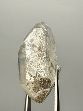 Load image into Gallery viewer, Mint Green Tourmaline on Double Terminated Clear Quartz Crystal | Pegmatite Mineral Specimen from Pakistan

