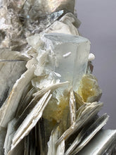 Load image into Gallery viewer, Premium Aquamarine with Mica on Matrix  Collector Mineral Specimen – Nagar Valley, Pakistan
