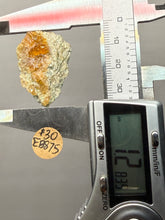 Load image into Gallery viewer, Hessonite Garnet Cluster on Matrix – Natural Collector Specimen from Pakistan | High-Grade Orange-Red Garnet Crystals
