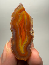 Load image into Gallery viewer, Polished Malawi Agate Half – High-Grade African Banded Agate Display Specimen
