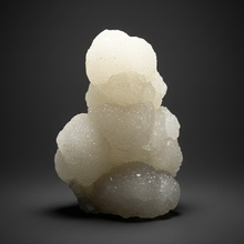Load image into Gallery viewer, High-Grade “Dream Cloud” Druzy Chalcedony Stalactite — Maharashtra, India (Collector Display Specimen)
