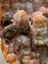 Load image into Gallery viewer, “Goblin Chalcedony” Pink and Red Druzy Botryoidal Stalactites — Tichka Massif, High Atlas, Morocco
