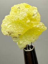 Load image into Gallery viewer, Vibrant Yellow Brucite Thumbnail Mineral Specimen | Collector Crystal from Killa Saifullah District in Balochistan Province, Pakistan
