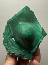 Load image into Gallery viewer, 3.8” High-Grade Malachite Stalactite “Cave” Formation | DR Congo | Mineral Collector Specimen
