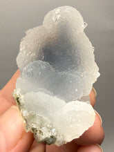 Load image into Gallery viewer, Druzy Chalcedony Stalactites with Druzy Clear Apophyllite | Maharashtra, India
