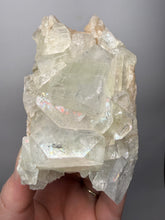 Load image into Gallery viewer, High-Grade Apophyllite on Pink Stilbite Zeolite | Indian Collector Mineral Specimen
