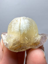 Load image into Gallery viewer, Rare Botryoidal Yellow Fluorite on Quartz Matrix  Collector Mineral Specimen – Maharashtra, India
