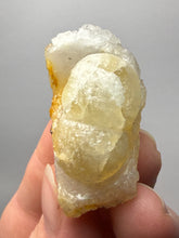Load image into Gallery viewer, Rare Botryoidal Yellow Fluorite on Quartz Matrix  Collector Mineral Specimen – Maharashtra, India
