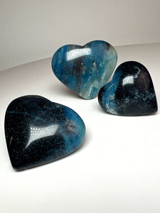 Blue Trolleite from Brazil • Heart