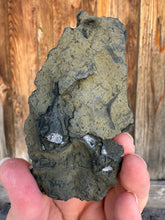 Load image into Gallery viewer, Clear Gem Apophyllite Cluster on black matrix • Maharashtra, India
