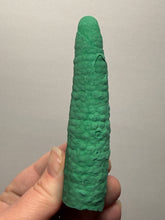 Load image into Gallery viewer, 4.4” High-Grade Malachite Stalactite “Cave” Formation | DR Congo | Mineral Collector Specimen
