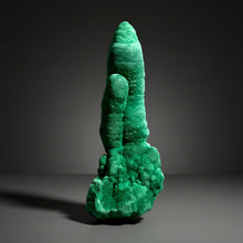 Load image into Gallery viewer, 6.6” High-Grade Malachite Stalactite Botryoidal “Cave” Formation | DR Congo | Mineral Collector Specimen
