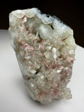 Load image into Gallery viewer, Pink and Pearl Heulandite + White Botryoidal Chalcopyrite • Maharashtra, India
