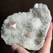 Load image into Gallery viewer, RARE Pink Druzy Apophyllite Zeolite from India
