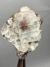 Load image into Gallery viewer, Lustrous Apophyllite over Red Heulandite (Zeolite Pocket) — Deccan Traps, Maharashtra, India
