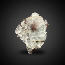 Load image into Gallery viewer, Lustrous Apophyllite over Red Heulandite (Zeolite Pocket) — Deccan Traps, Maharashtra, India
