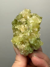 Load image into Gallery viewer, High-Grade Green Heulandite on Peach Stilbite Crystal Cluster | Deccan Traps, Maharashtra, India | Collector Mineral Specimen
